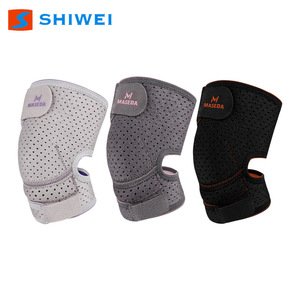 Genouillère Shiwei légère, respirante, design ouvert, sangles réglables, pour le basketball, unisexe, toutes saisons - Product Image 5