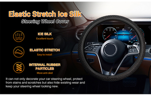 Protector de <span class=keywords><strong>volante</strong></span> de silicona para coche, protector de <span class=keywords><strong>volante</strong></span> decorativo y duradero, paquete personalizado - Product Image 5