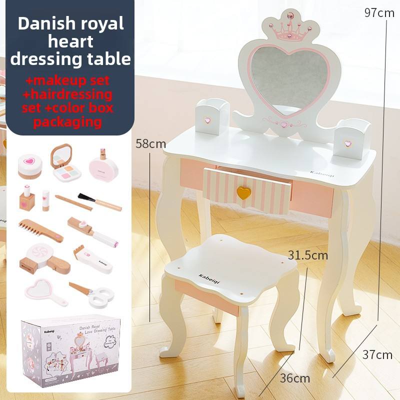 Coiffeuse Royal Love danoise - Blanc