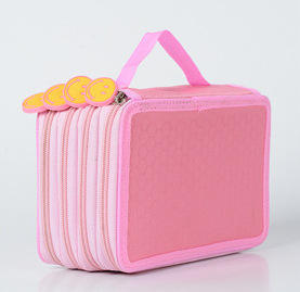 กล่องดินสอพลาสติกอ็อกซ์ฟอร์ดสี่ชั้นความจุมากเคสใส่เครื่องเขียนมีช่องใส่ดินสอแบบพกพาสำหรับนักเรียนมีสี - Product Image 6