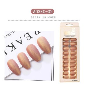 Uñas Postizas de Bailarina Largas, <span class=keywords><strong>Diseño</strong></span> Cuadrado, Acabado de Lujo, <span class=keywords><strong>Manicura</strong></span> <span class=keywords><strong>Francesa</strong></span> Artificial de Lujo para Dedos - Product Image 3
