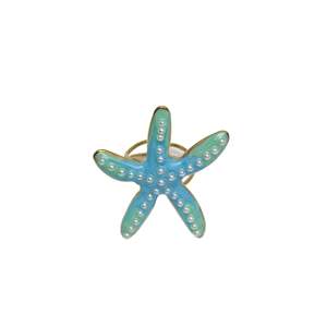 Starfish <b>Ring</b> 316L Stainless Steel PVD <b>Gold</b> Plating Sustainable Resistant Fashion Jewelry - Product Image 1