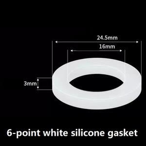 <span class=keywords><strong>Junta</strong></span> de grifo de <span class=keywords><strong>ducha</strong></span> de 4 puntos y 6 puntos, anillo de sellado termoplástico de silicona, cabezal de <span class=keywords><strong>ducha</strong></span>, <span class=keywords><strong>junta</strong></span> plana, <span class=keywords><strong>junta</strong></span> de pantalla de filtro - Product Image 4