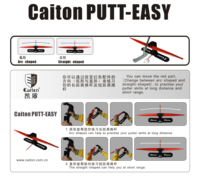 Kit d'alignement pour l'entraînement au putting de golf, durable et de haute qualité, vente en gros directe usine