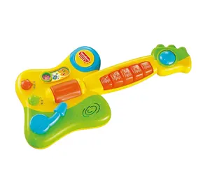 Мини-интеллектуальные музыкальные инструменты, игрушки, детская Гитара со звуком