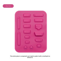 Lot de 16 bouchons anti-poussière universels en silicone pour ordinateur portable, protection étanche pour interface USB