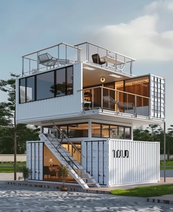 Maisons préfabriquées préfabriquées préfabriquées de 40 et 20 pieds extensibles avec cuisines, préfabriquées pour l'extérieur et la maison. - Product Image 2