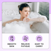 Bombe de bain à la lavande SADOER 100g, boule effervescente de spa en vrac sans emballage pour la relaxation, marque privée OEM, faible MOQ