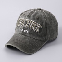 Chapeau chaud lavé vieille lettre casquette de baseball drapeau américain classique chapeau en pur coton