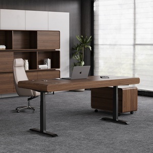 Factory Wholesale High Quality Modern Office Desk Electric Standing Desk Customized Executive Height Adjustable Desk - Product Image 1