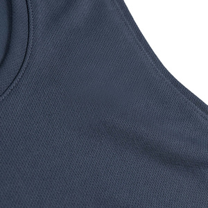 Customizable <b>Logo</b> Athletic Training Running Tank Top Men Breathable Quick Dry Lightweight Knitted Crew Neck Polyester High - Product Image 3