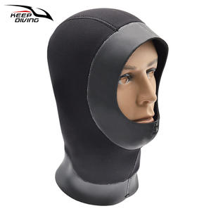 KEEP DIVING 3MM Casque de plongée en fibre de carbone pour la plongée en apnée, attache-cheveux spéciale, couvre-chef chaud universel DH 322 - Product Image 5