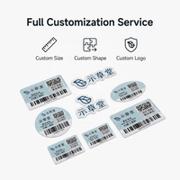 Étiquettes de sécurité à code-barres personnalisées durables, autocollants à code QR, anti-contrefaçon, adhésif puissant pour supermarchés et expositions