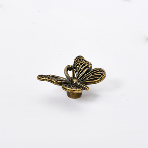 Poignées de meubles créatives en alliage de zinc antique, forme abeille, à trou unique, pour tiroirs et armoires de chambre d'enfant - Product Image 6