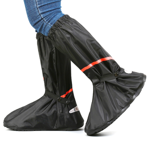 Couvre-chaussures de pluie en PVC pour moto, 1 paire, antidérapant, imperméable, réutilisable - Product Image 6