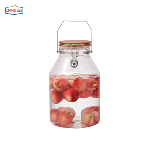 Bocal en verre hermétique transparent pour la cuisine Boîtes à confiture de différentes tailles pour le stockage des aliments pour bébés, pour la gelée de lait et le sucre - Product Image 6