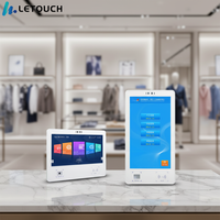 21.5 "à écran tactile multipoint Kiosque de commande automatique de bureau Pos Support de machine, Android Os pour Nfc