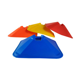 Square Quadrangle Football Basketball Tennis Soccer Workout Speed Agility Training <b>Disc</b> Cones - Product Image 1