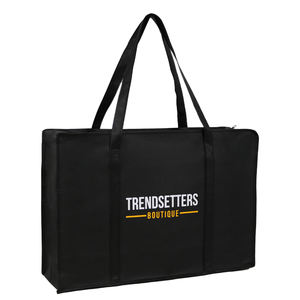 ब्लैक पीपी पर्यावरण के अनुकूल कस्टम लोगो ब्रांड प्रिंट गैर-बुने शॉपिंग बैग के साथ टिकाऊ सुपरमार्केट - Product Image 6