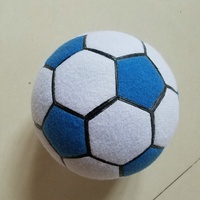 Ballon de football adhésif gonflable en caoutchouc à surface rugueuse pour le tir sur cible, les sports et le divertissement