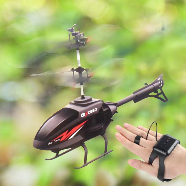 Intelligent Remote Control New Hand Sensor Infrared Induction USB Waterproof Watch Controller Remote Control Flying Helicopter