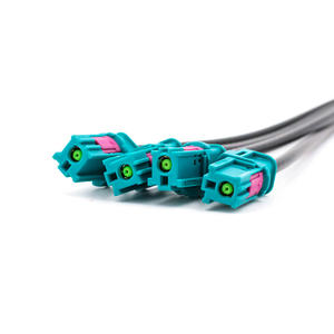 Чёрный кабель MINI Fakra 18 см, 4-контактный, гнездо-гнездо - Product Image 3