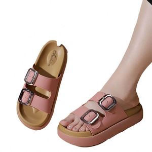 Chaussures et sandales plates décontractées d'été pour femmes, mules de luxe à bout carré, Chaussures pour Femmes - Product Image 4