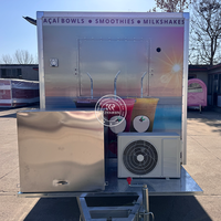 American Standard Sink Taco Street Kiosk Coffee Truck Trailer Bakery Square Street Food Cart Food Truck avec cuisine complète