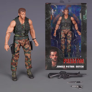 Nouvelle <span class=keywords><strong>figurine</strong></span> d'action <span class=keywords><strong>Neca</strong></span> Predator Jungle Extraction Dutch 2026, <span class=keywords><strong>figurine</strong></span> Schwarzenegger, statue, modèle, décoration de bureau, jouet, cadeau - Product Image 3