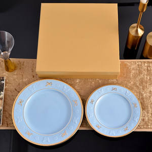 Ensemble de vaisselle en porcelaine fine de haute qualité personnalisé ensemble de table de luxe en céramique ensemble de vaisselle en porcelaine occidentale - Product Image 3