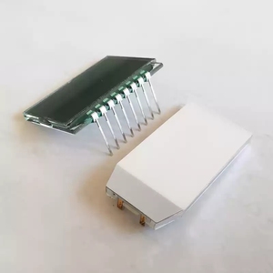 Module d'affichage LCD 7 segments à 2 chiffres OEM, TN, entraînement statique positif, 3V, avec connecteur à broches métalliques pour compteur - Product Image 2