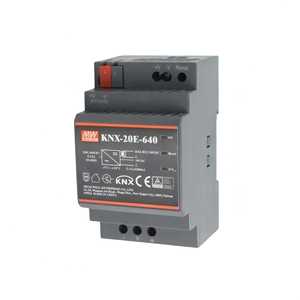 Mean Well KNX-20E-640 640mA KNX แหล่งจ่ายไฟแบบสวิตชิ่ง 200-240VAC จ่ายไฟเดี่ยว - Product Image 1