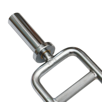 34 ''Chrome Triceps Bar Poignée Haltérophilie Marteau Curl Bar