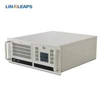 Linkleaps 4U ordinateur industriel IPC serveur boîtier haute puissance alimentation ATX carte mère Intel H110 Chipset Rackmount Stock