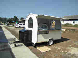 รถ<span class=keywords><strong>พ่วง</strong></span>สัมปทานรถเข็นกาแฟสแตนเลสรถ<span class=keywords><strong>พ่วง</strong></span>มือถือรถบรรทุกอาหารรถเข็นอาหารมือถือ - Product Image 2