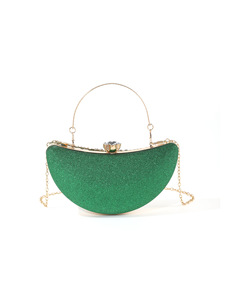 Caja portátil de lujo explosiva con forma de luna retro europea y americana, con diamantes de imitación incrustados, para fiestas de mujer - Product Image 5