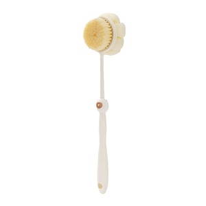 Bath <b>Brush</b> Long Handle Flower Shape Soft Bristle Back Scrubber Shower Cleaning Tool - Product Image 5