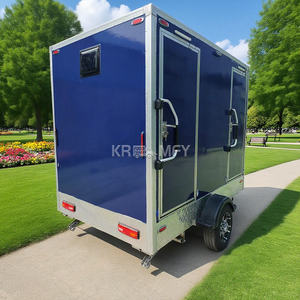 Nouvelle arrivée 2025, remorque de toilettes industrielles avec douche, salle de bain de luxe, toilettes mobiles portables VIP - Product Image 4