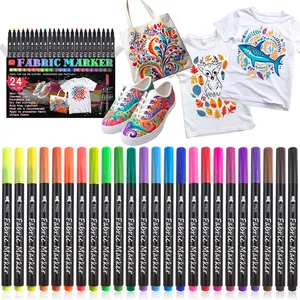 KHY Short To Paint Color For Kid Primary Pan Cotton Fabric Colouring Pack Colore Premium Marker Pen