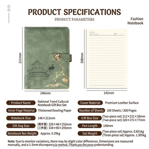 Libreta de Lujo A5 para Negocios, Agenda, Planificador, Diario, con Bolígrafo, Set de Regalo Promocional - Product Image 2