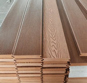 Revêtement de sol extérieur en WPC extrudé, imperméable, prix direct usine, vente en gros de terrasses en composite <span class=keywords><strong>bois</strong></span>-plastique - Product Image 3