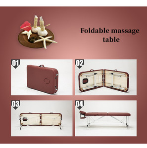 Đa Chức Năng Pvc Da Deluxe Happy Dream Beauty Salon Bàn Massage & Amp Mặt Bọt Giường Giá Rẻ Gấp Vua Kích Thước - Product Image 5