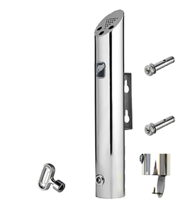Personalized Stainless Steel cigarette bin outdoor Wall mounted Ashtray