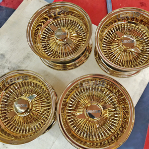Les roues à rayons de 13 "/14" peuvent être personnalisées avec des logos en or/argent/or rose. Garantie d'un an - Product Image 5