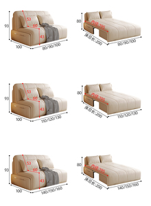 Lit intelligent de style moderne en gros - Lit double en tissu doux avec tiroir de rangement pour appartement, salon et chambre à coucher MQ1242 Tissu doux - Product Image 6