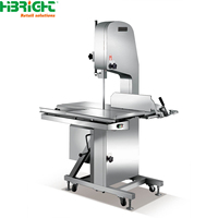 Nouvelle scie à viande et à os en acier inoxydable Highbright 1100W avec garantie d'un an, multi-tension pour restaurants