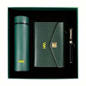 2024 Business Luxury Custom Corporate Notebook <b>Gift</b> <b>Set</b> for Unique Office Customizable <b>Gift</b> Item With Logo - Product Image 1