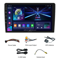 Autoradio Android 1 DIN avec CarPlay Sans Fil Intégré, Navigation GPS, Écran Tactile 7" et Lecteur MP5