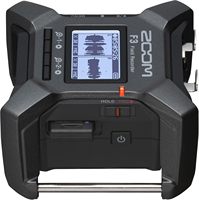 Zoom F3 Perekam Lapangan Profesional untuk Pembuat Film dan Musisi 2 Input XLR/TRS yang Dapat Dikunci Preamp Berkualitas Profesional 32-Bit Float Dual AD