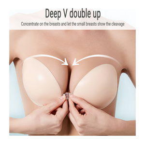 Nuevas tecnologías Sujetador <span class=keywords><strong>de</strong></span> realce adhesivo <span class=keywords><strong>de</strong></span> espuma gruesa <span class=keywords><strong>de</strong></span> silicona Sujetador <span class=keywords><strong>de</strong></span> silicona adhesivo fuerte sin costuras sin tirantes sin espalda - Product Image 6